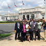 A gathering of Advocates on the way to lunch near Union Station.