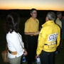 Jeanne Bartolucci; CCCer and 04 ToH rider Brandon Hayes-Lattin; and CCCer Steve Bartolucci