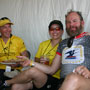Jerry and Angie Kelly with Bob Roll.